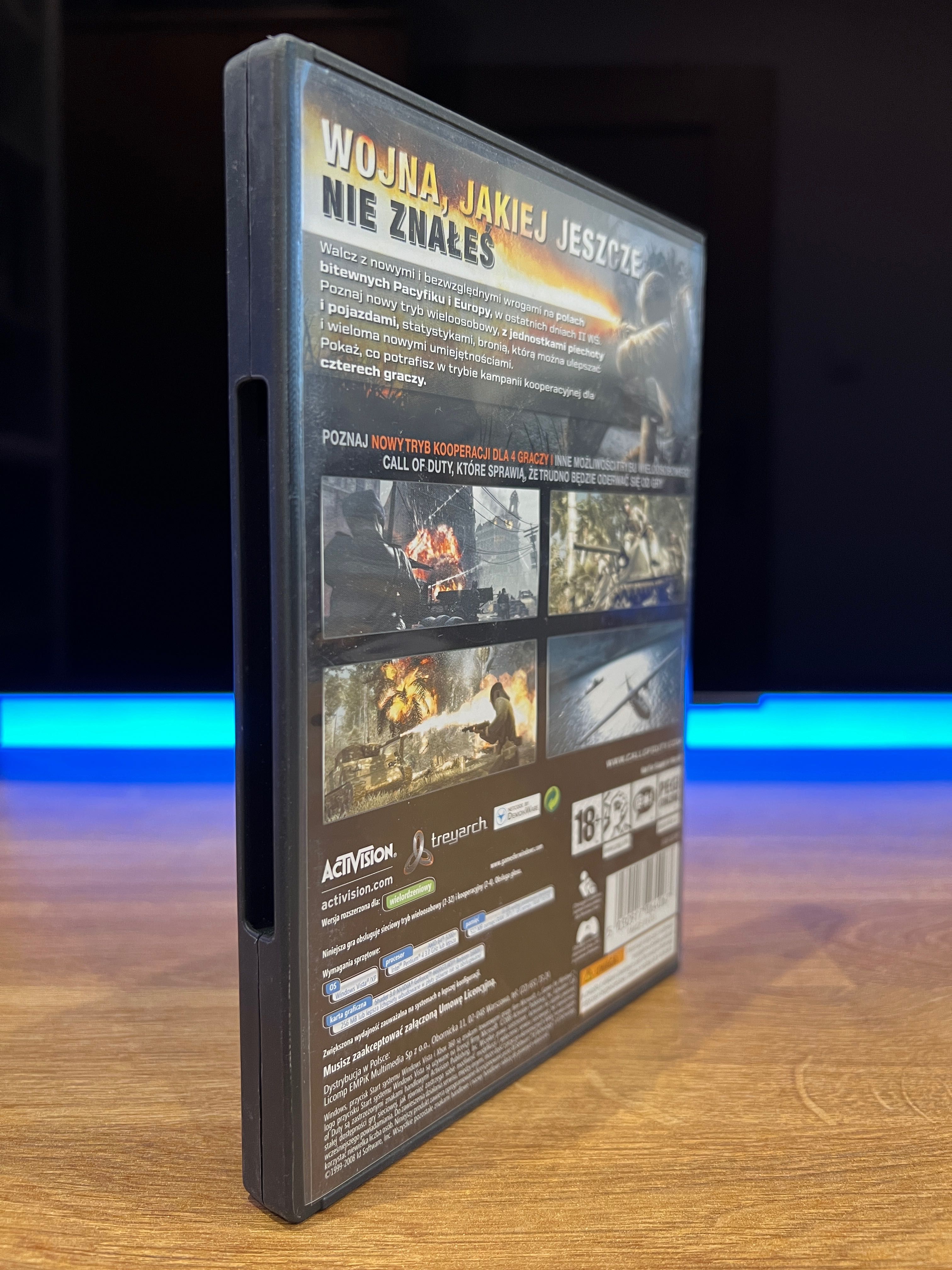 Call of Duty World at War (PC PL 2008) DVD BOX premierowe wydanie