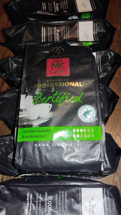 Kawa ziarnista MK cafe professional certified