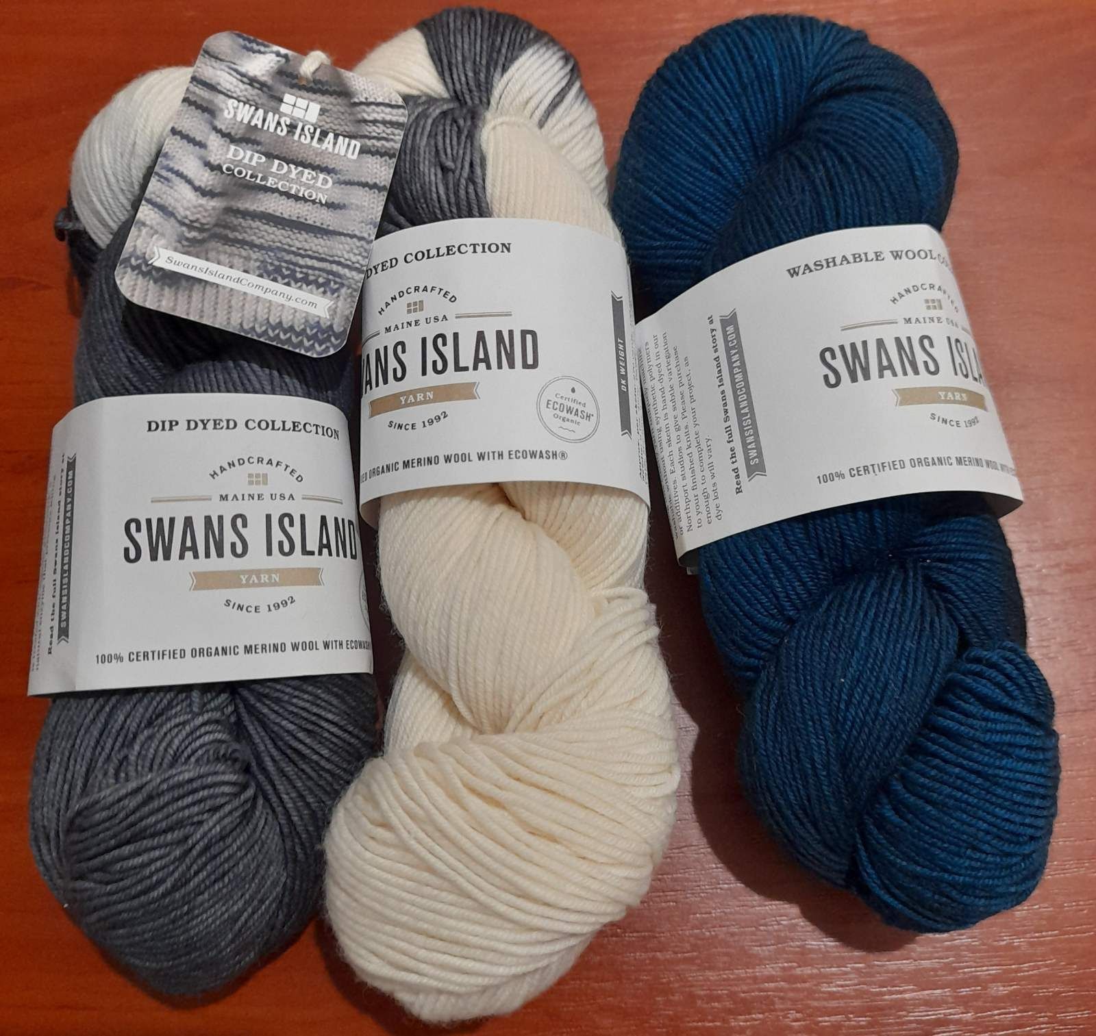 Пряжа для вышивания и вязания Swans Island