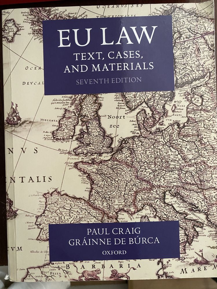 EU LAW - Text, Cases and Materials (Craig and De Burca)