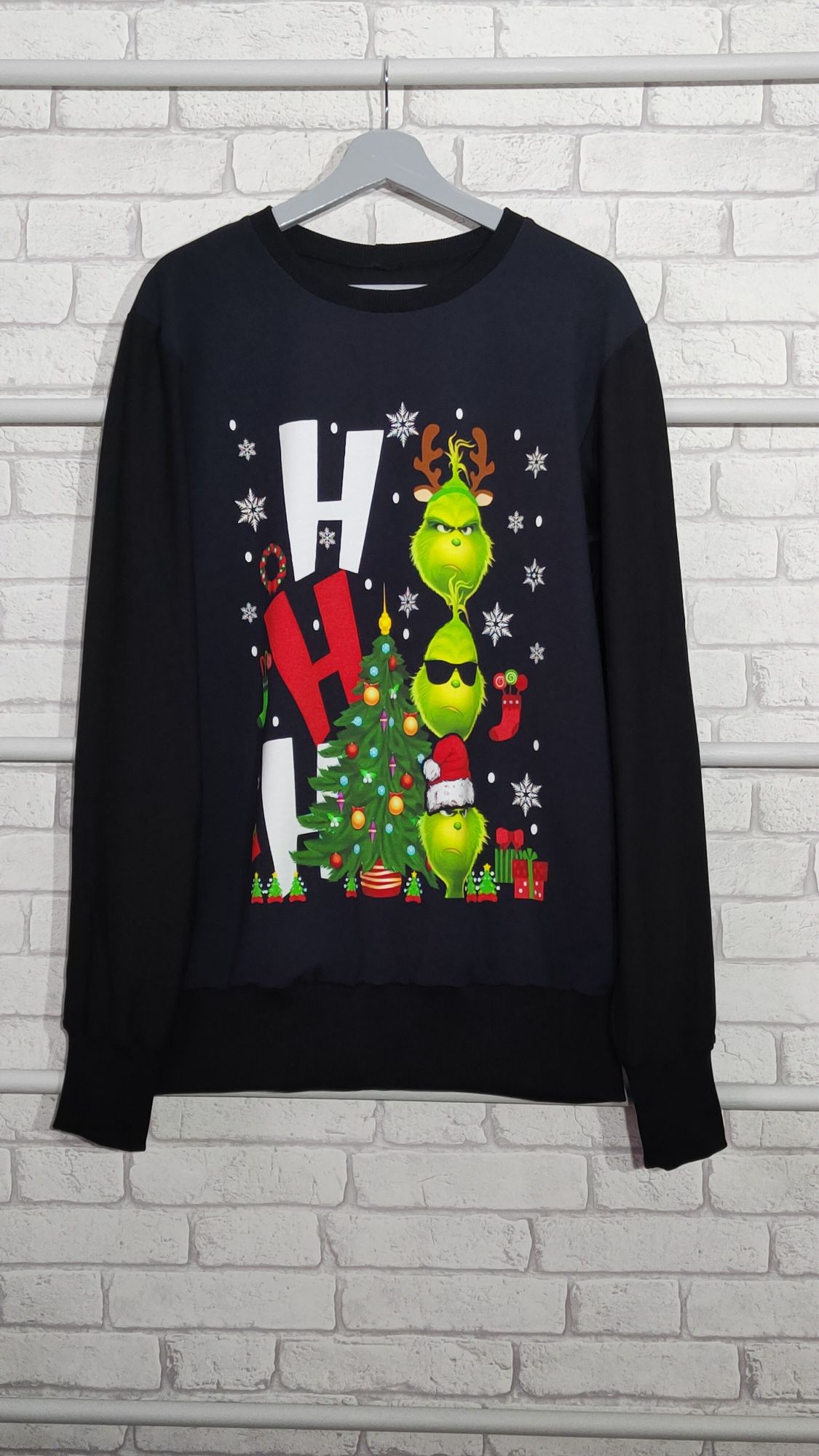 bluza męska klasyczna prezent GRINCH mikołajki święta M L 48 50