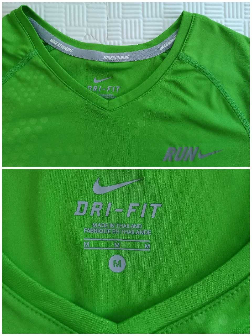 Лонгслів реглан NIKE running dri-fit /розм. M