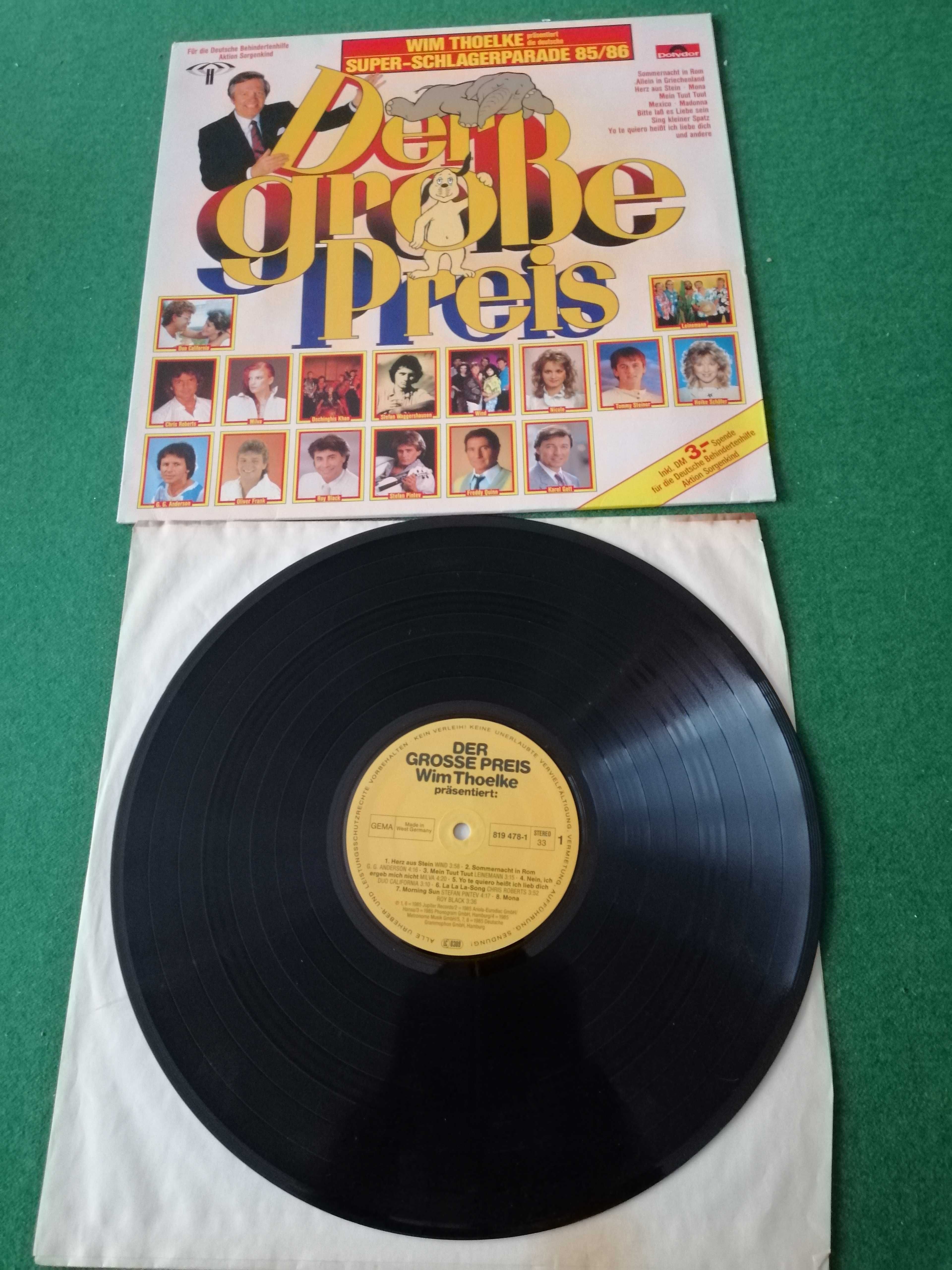 LP - Der Grobe Preis 85/86 (Pop, Chanson, Ballad, Schlager)