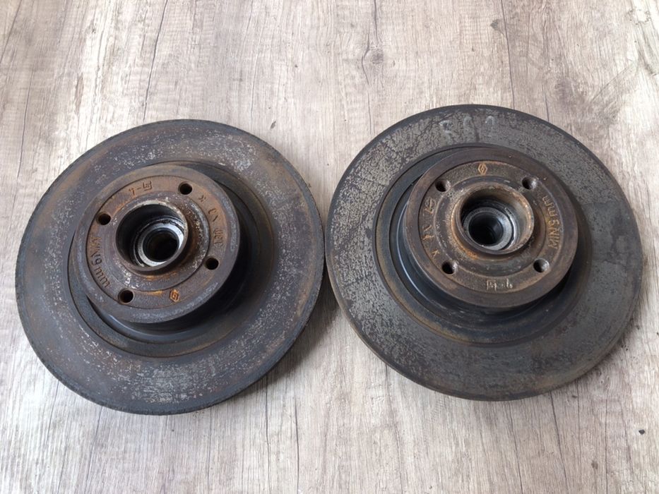 Рено Меган Сценик 2 тормозние диски з подшипником тормозні діски задні