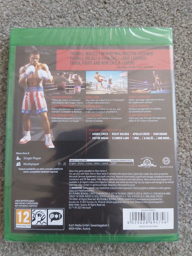 Big Rumble Creed Champions Boxing NOWA xbox one