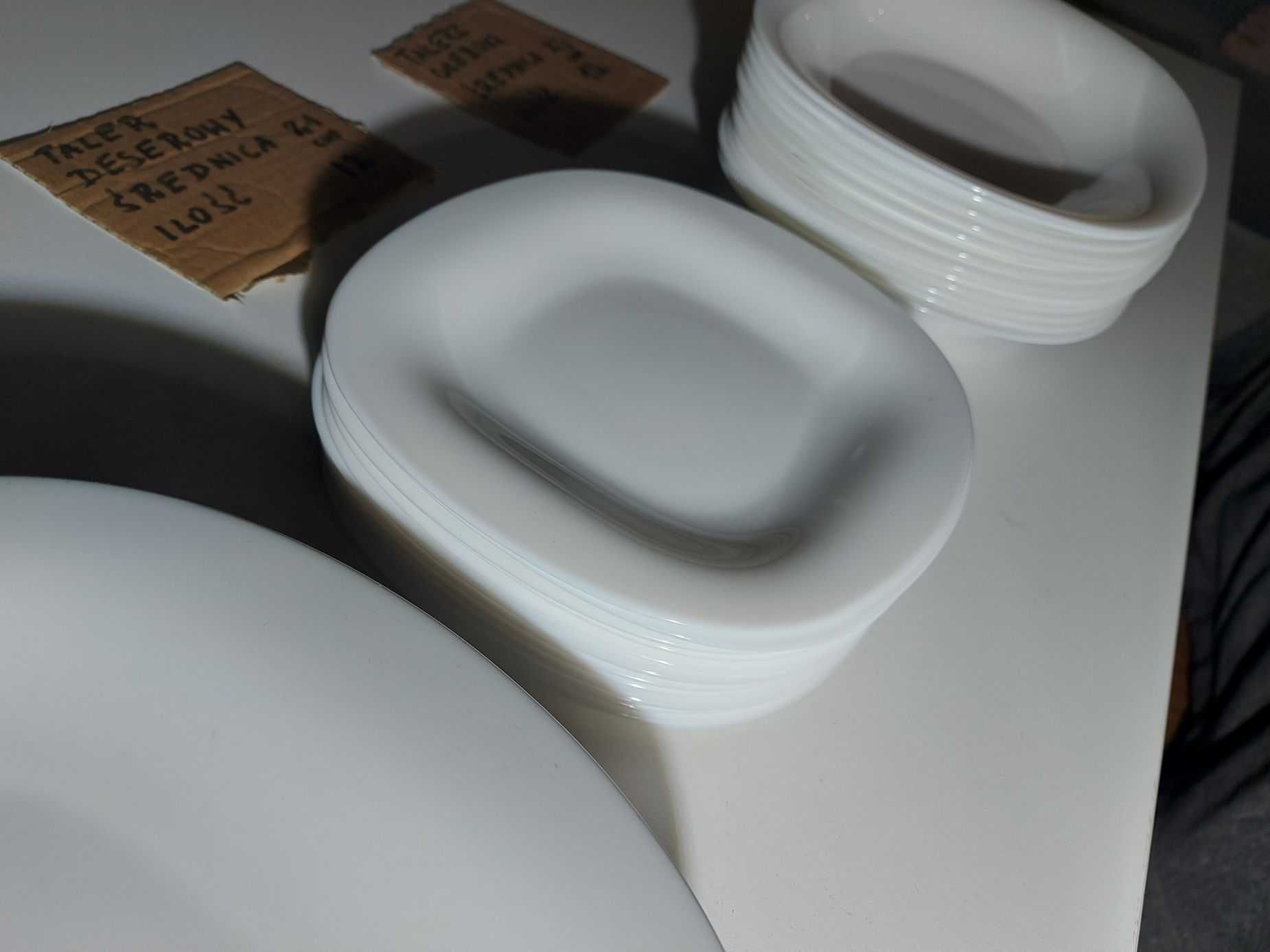 Komplet Obiadowy LUMINARC CARINE GRANIT & BLANC  na 12 osob
