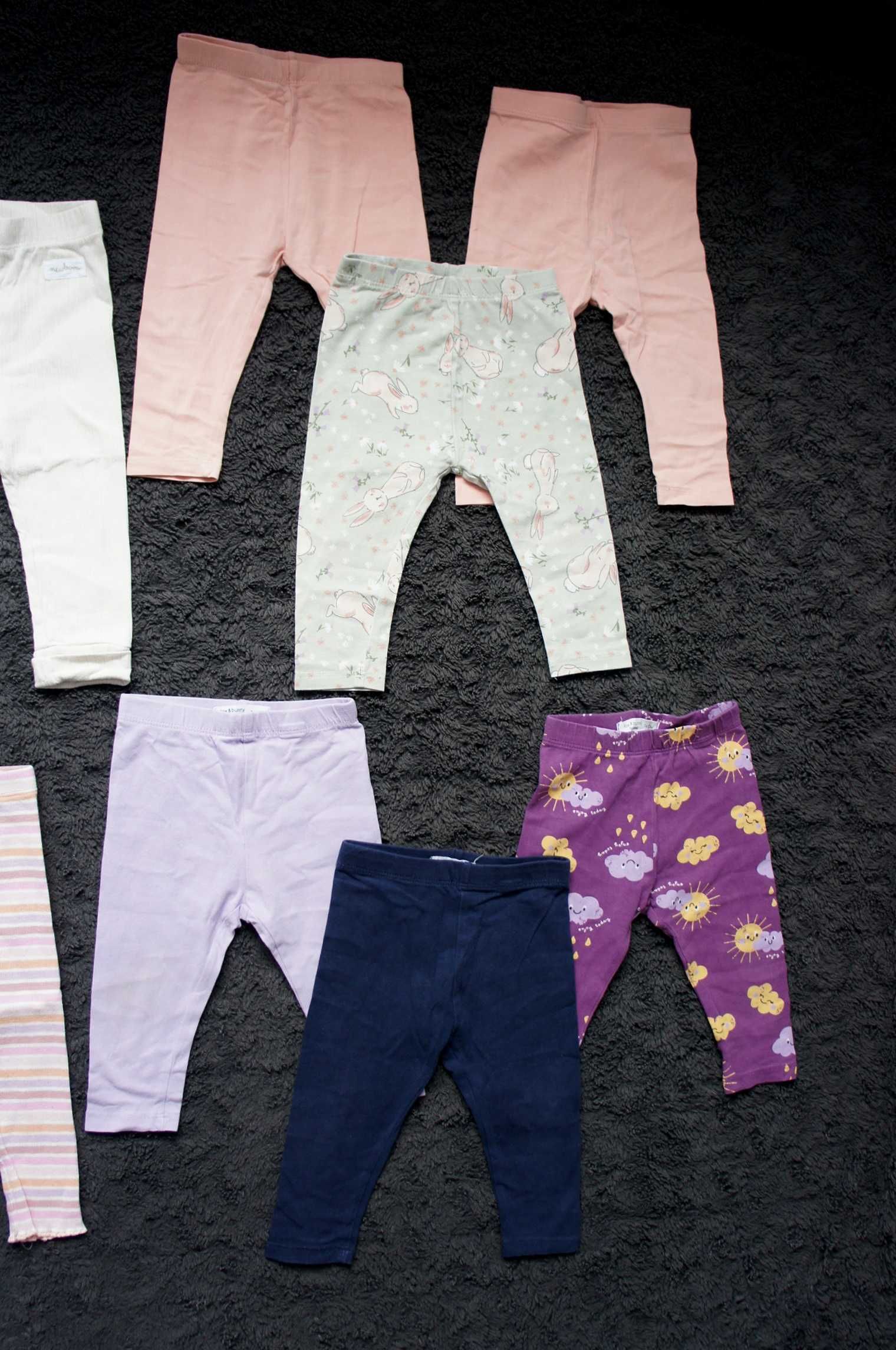 14 par 74 spodnie legginsy dziewczynka Sinsay/ H&M/ 5.10.15/ Cool Club