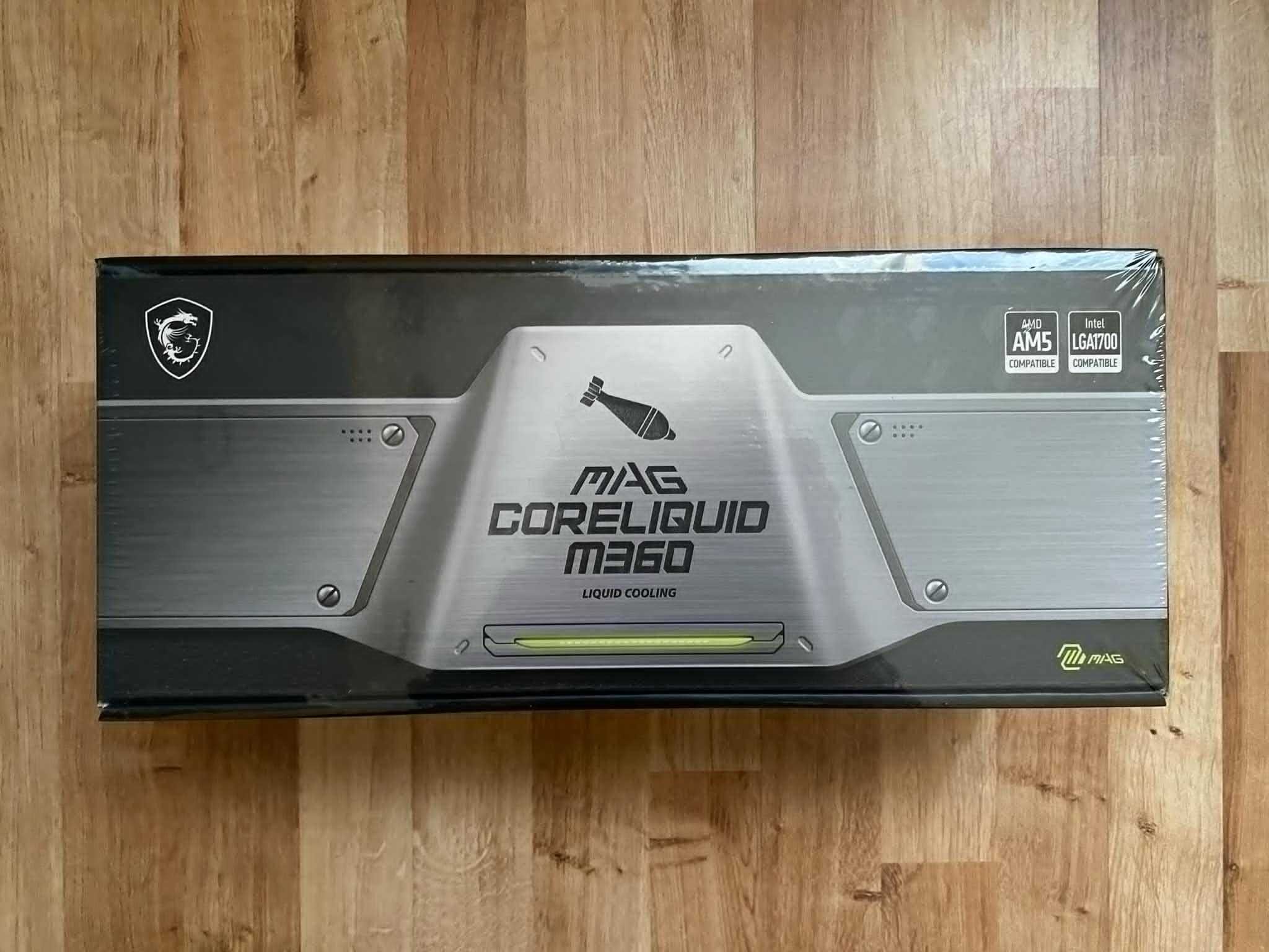 Chłodzenie wodne do komputera MSI MAG Core Liquid M360 3x120mm