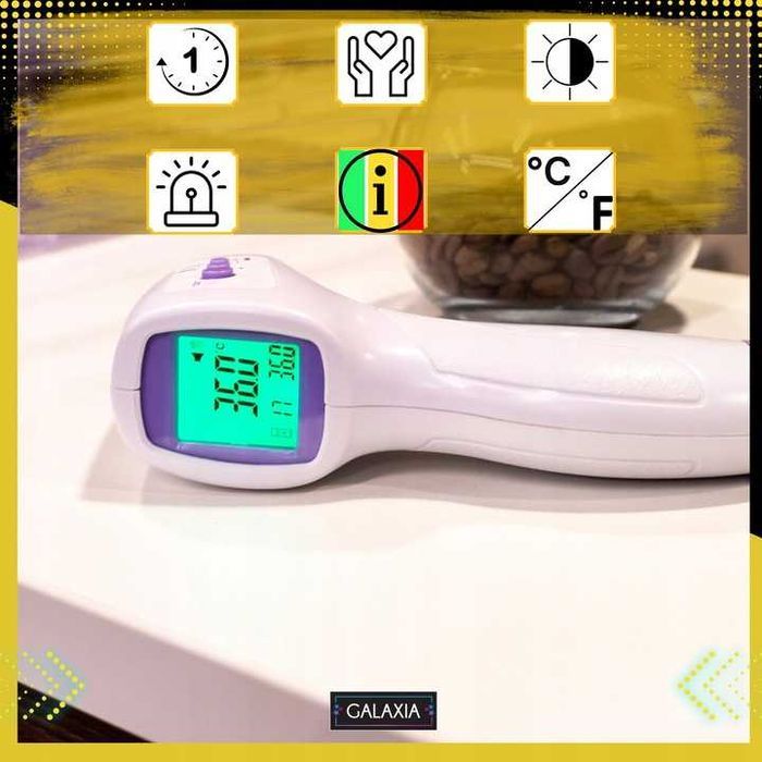 TERMOMETR BEZDOTYKOWY MEDYCZNY Elektroniczny Na Podczerwień Dla Dzieci