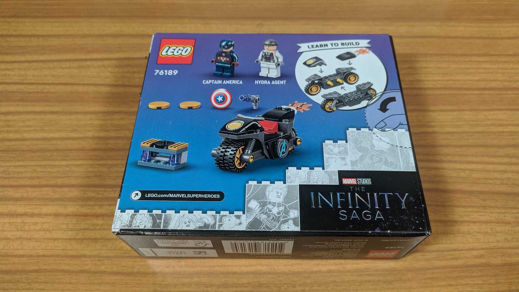 LEGO 76189 - Kapitan Ameryka i pojedynek z Hydrą