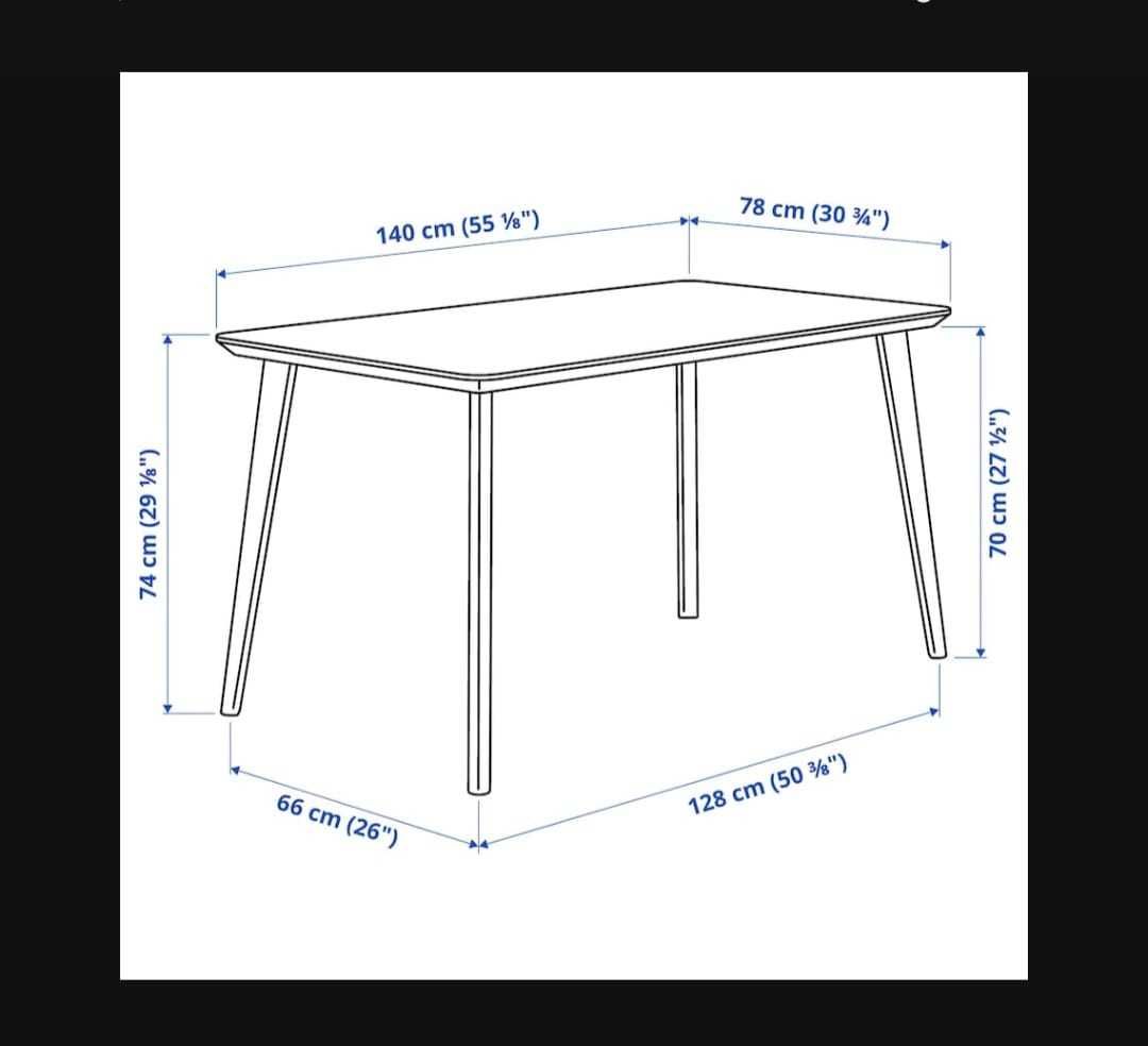 Mesa de jantar Ikea Lisabo