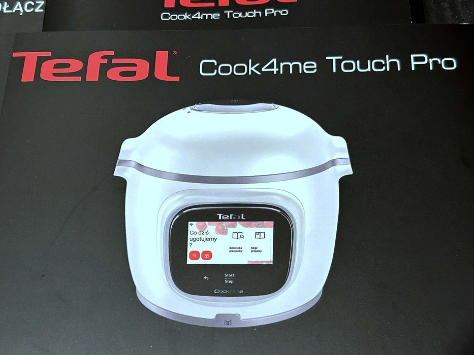 Multicooker TEFAL Cook4Me Touch PRO + pokrywa Air Fryer (ZESTAW)