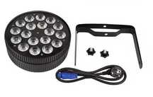 Reflektor Sceniczny LED HEX PAR – 18x18W, RGBWA+UV, DMX512 BEAM WASH X