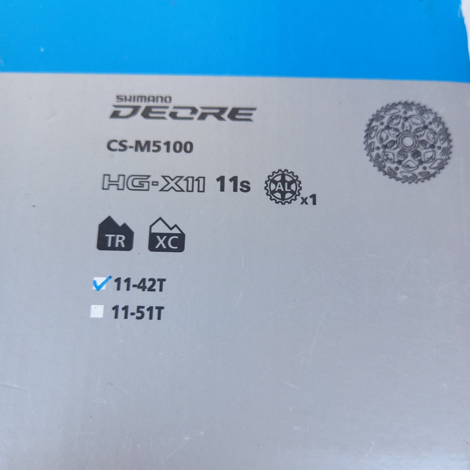 Nowa Kaseta Shimano Deore CS-M5100  11-rzedowa 11-42T
