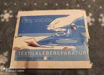 Dla kolekcjonerów - Repatex-stare łatki naprawcze/klej do tekstyliów