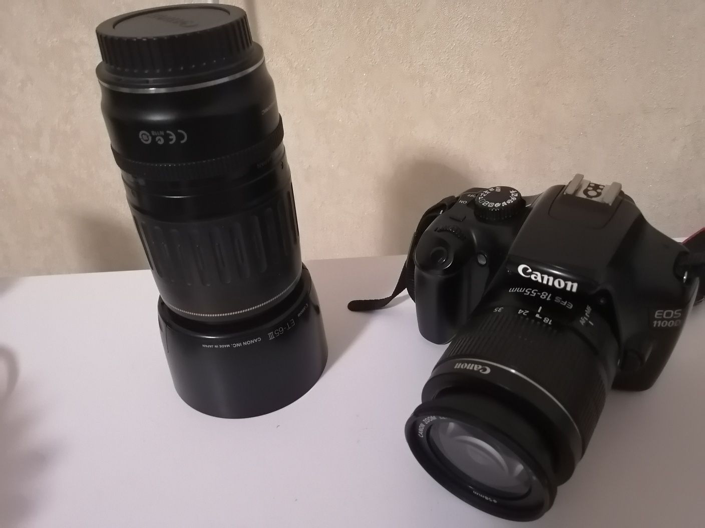 Фотоапарат Canon 1100D + об'єктив 100-300мм, OLX доставка