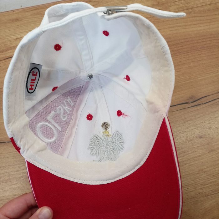 Śliczna czapka z daszkiem Hill Polska 100%bawełny