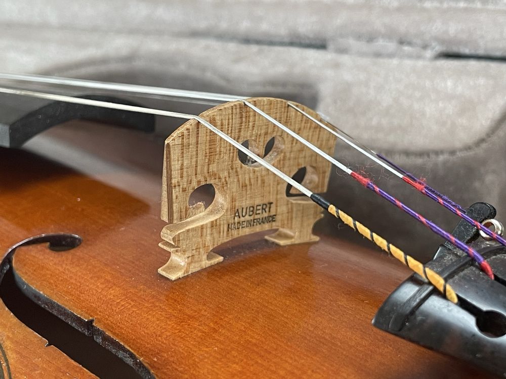 Майстрова Stradivari Hellier 4/4 інкрустована Страдіварі +футляр ВІДЕО