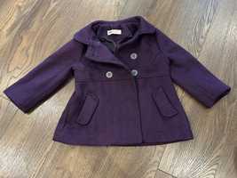 Fioletowy płaszcz dla dziewczynki