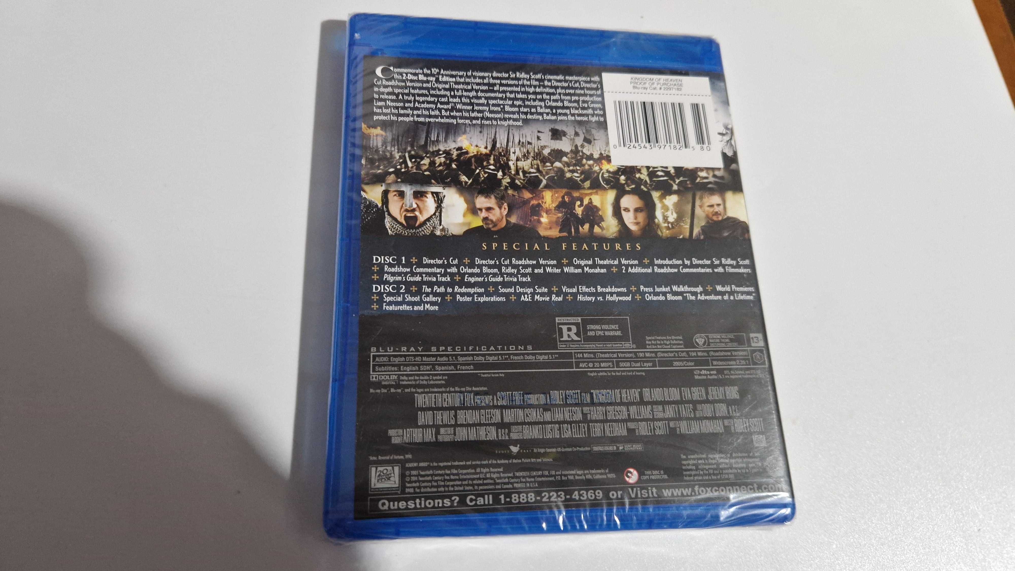 blu ray Kingdom heaven ultimate edition Królestwo niebieskie rezyserka