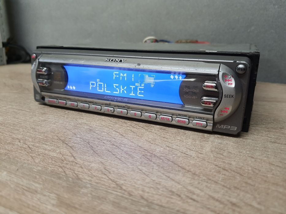 Radio samochodowe SONY CD z Mp3 Kultowe CDX-F5550 3x RCA na wzmacniacz