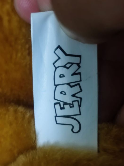 Pluszowa zabawka mysz Mouse Jerry brązowy kremowy z możliwością rozsun