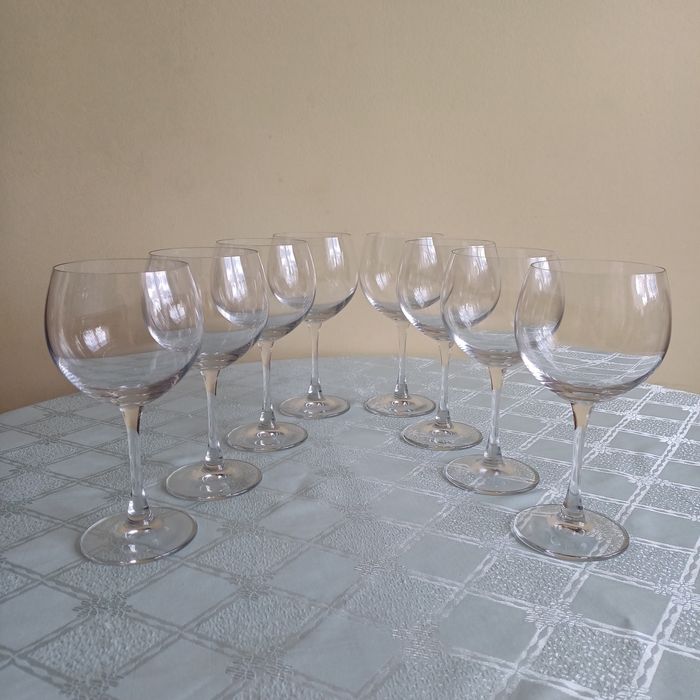 Kieliszki do wina marki Spiegelau z lat 80 tych sygnowane