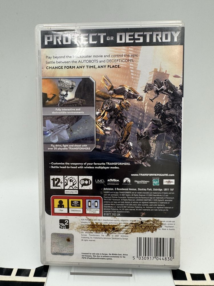 Transformers the Game PSP Gwarancja