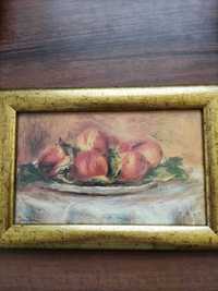Obraz reprodukcja Claude Monet talerz brzoskwiń