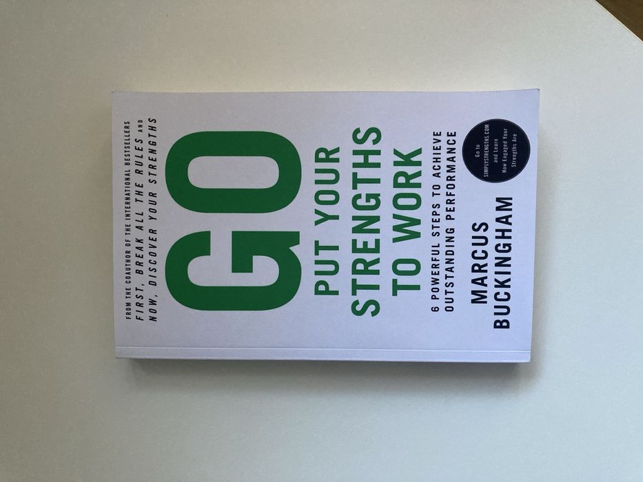 Go Put Your Strengths to Work Marcus Buckingham książka po angielsku