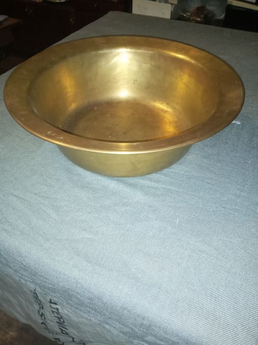 таз латунный для варения