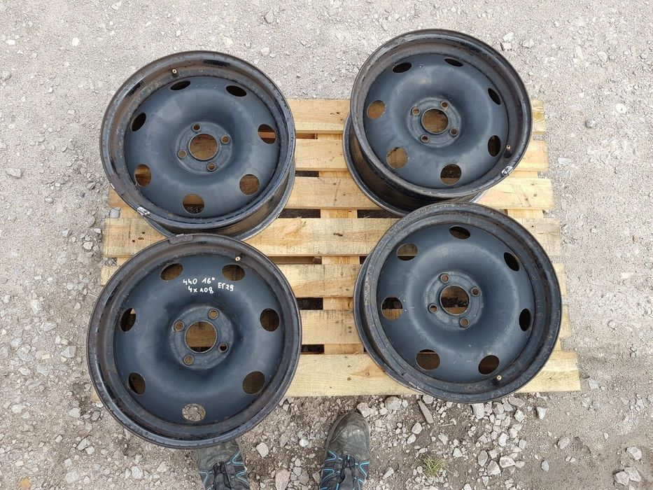 FELGI STALOWE KBA44544 PEUGEOT CITROEN 7.0J x 16 4X108 ET 29