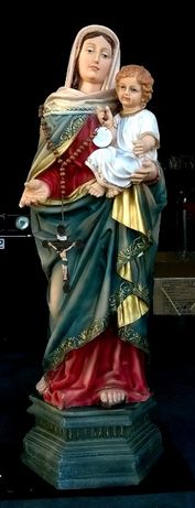 Nossa Senhora do Rosário com Menino Jesus ao colo 1,35m