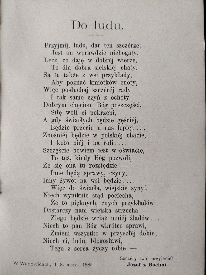 Józef z Bochni * 1886r. * Foltin * Wadowice