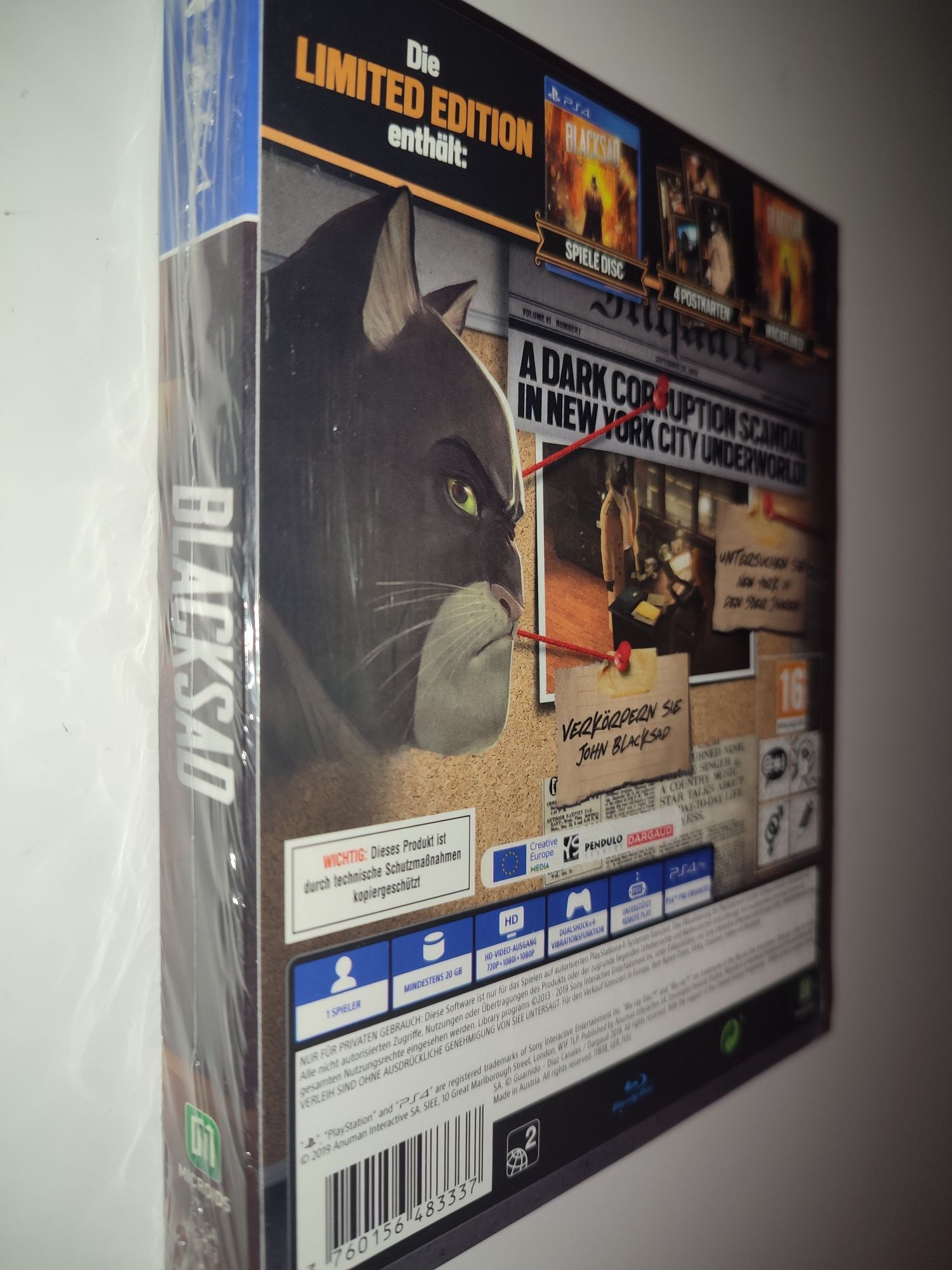 Nowa Gra PS4 Blacksad Limited Edition gry PlayStation 4 Sniper UFC GTA