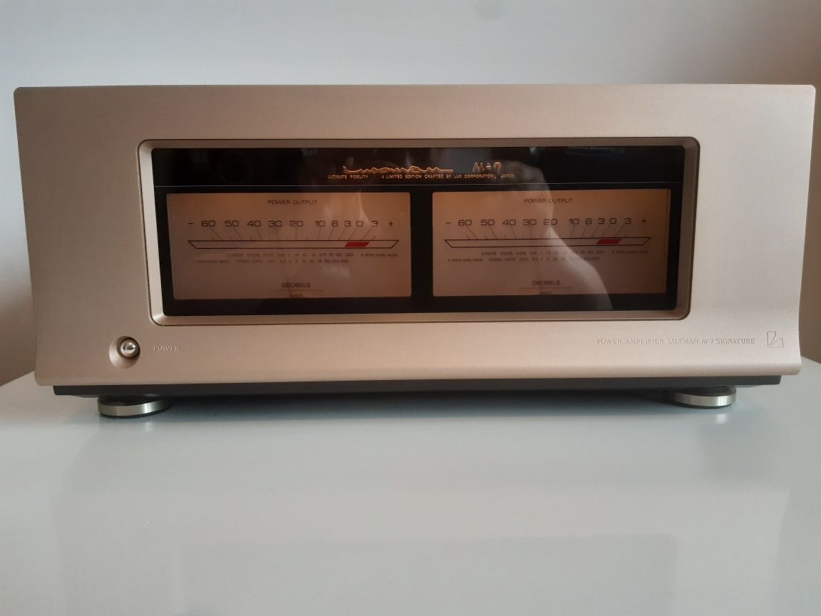 LUXMAN M-7i  SIGNATURE Końcówka Mocy BTL460watt XLR Speakon JAK NOWA