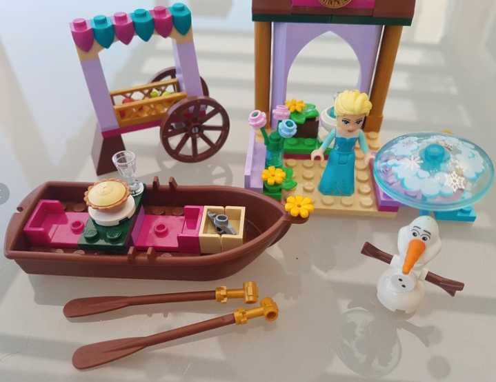 Aventura no mercado da Elsa - Frozen - Lego - Princesas Disney