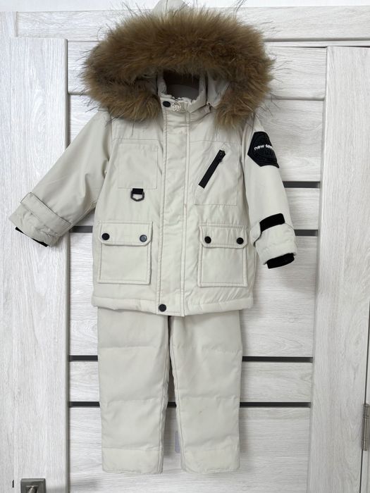 Дитячий зимовий комплект (куртка + комбінезон)  розмір 90