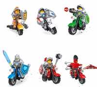 Nexo Knights com mota tipo Lego - novo