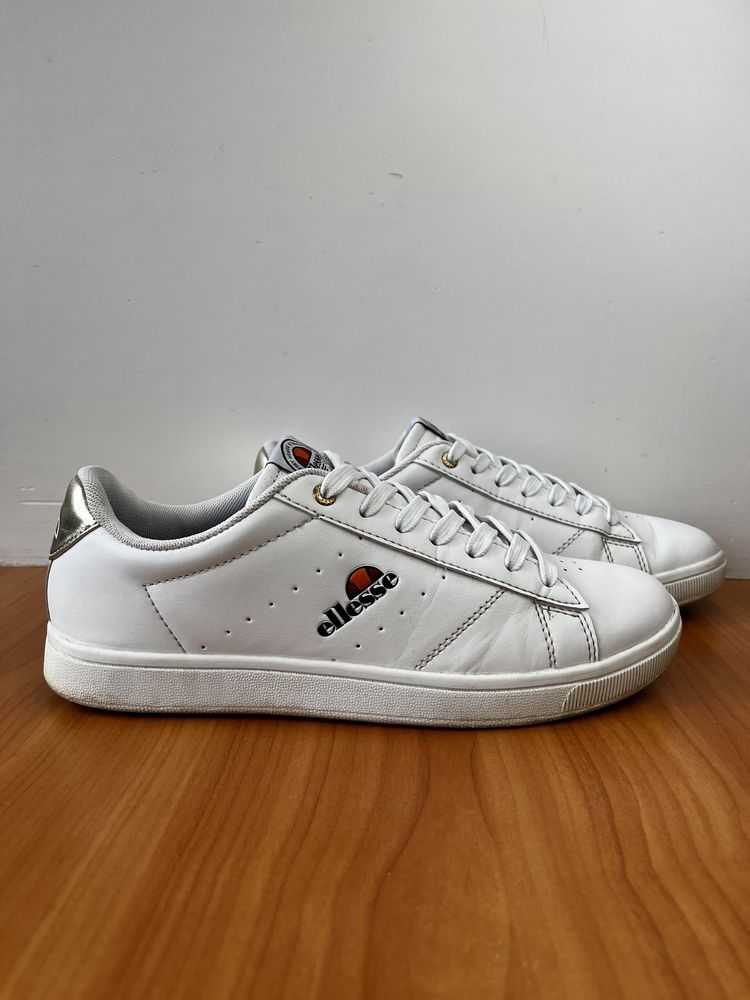 Кроссовки Ellesse,размер 39,оригинал,кеды,кожаные,белые