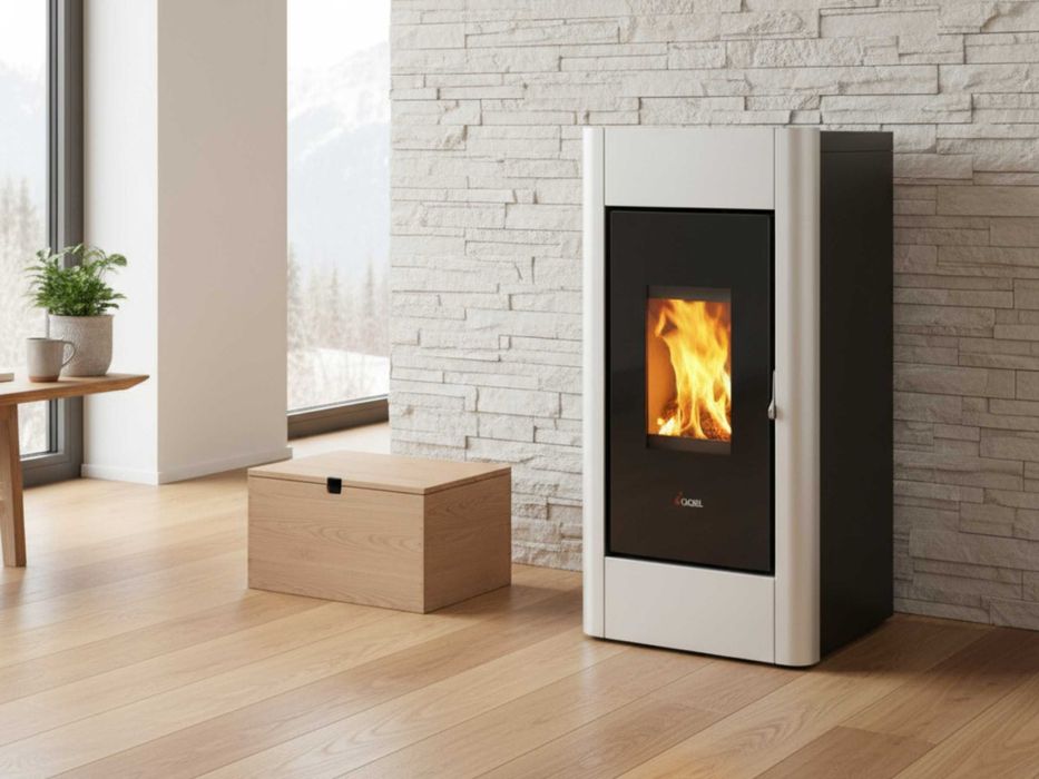 Piecyk na pellet piec wolnostojący Cadel Sweet 7kw AIR Powietrzny A+