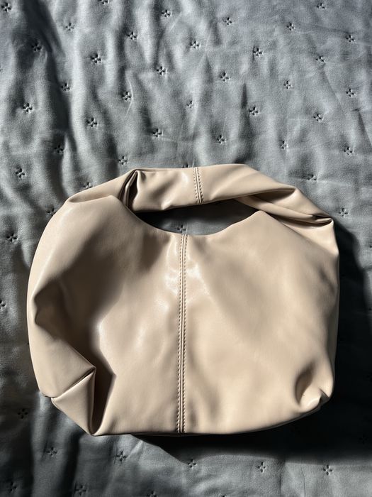 nowa kremowa torebka do ręki