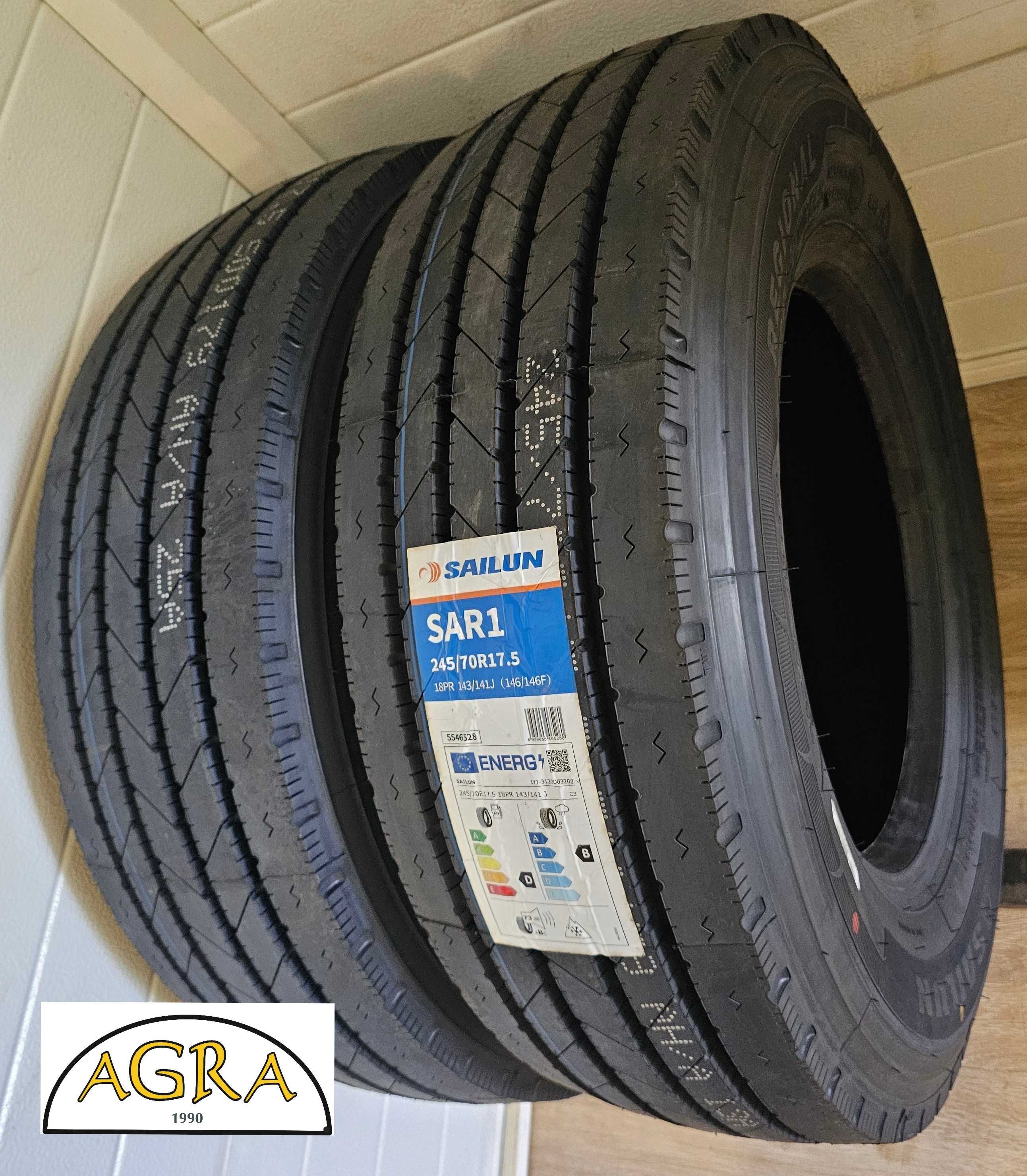 245/70R17.5 (725netto) SAILUN SAR1 opona przód prowadząca nowa opony