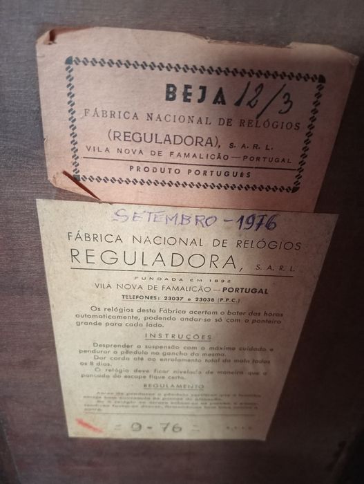 Relógio de parede antigo