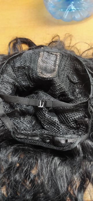 Парик чёрный как натуральный