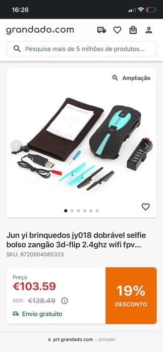 Drone JYO18 pocket drone