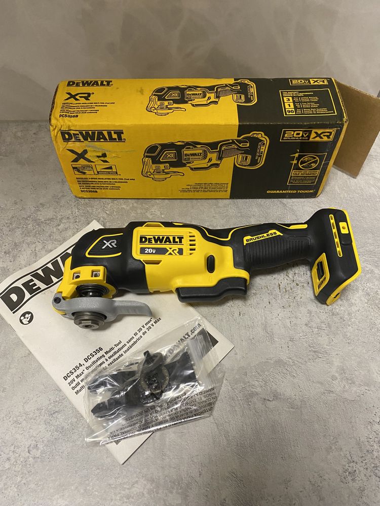 DeWALT DCS356 20Vmax безщітковий реноватор-мультитул привезено з США