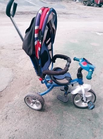 Велосипед детский, трёхколёсный, с родительской ручкой