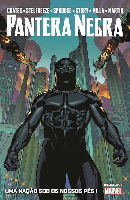 Marvel, Pantera Negra, Serie completa (3 volumes NOVOS)