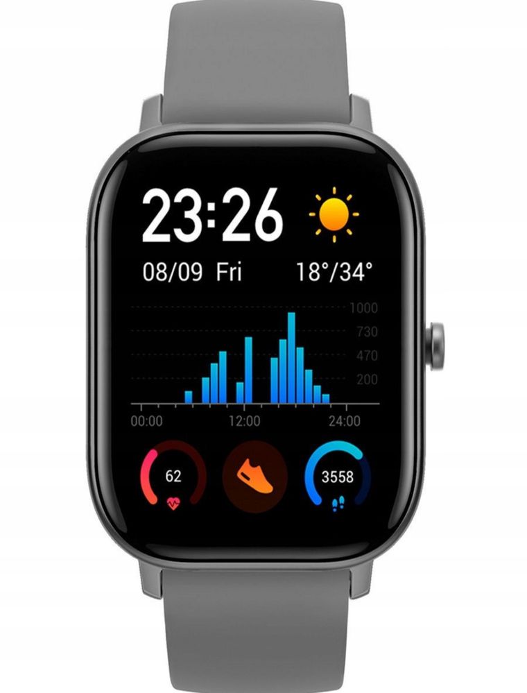 AMAZFIT GTS Smartwatch Lava Grey szary